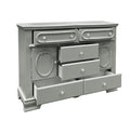 Flora Dresser W Door, Gray Finish Bd02207 Gray Wood