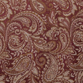 Jacquard Curtain Panel Pair 2 Pcs Window Panels Burgundy Polyester