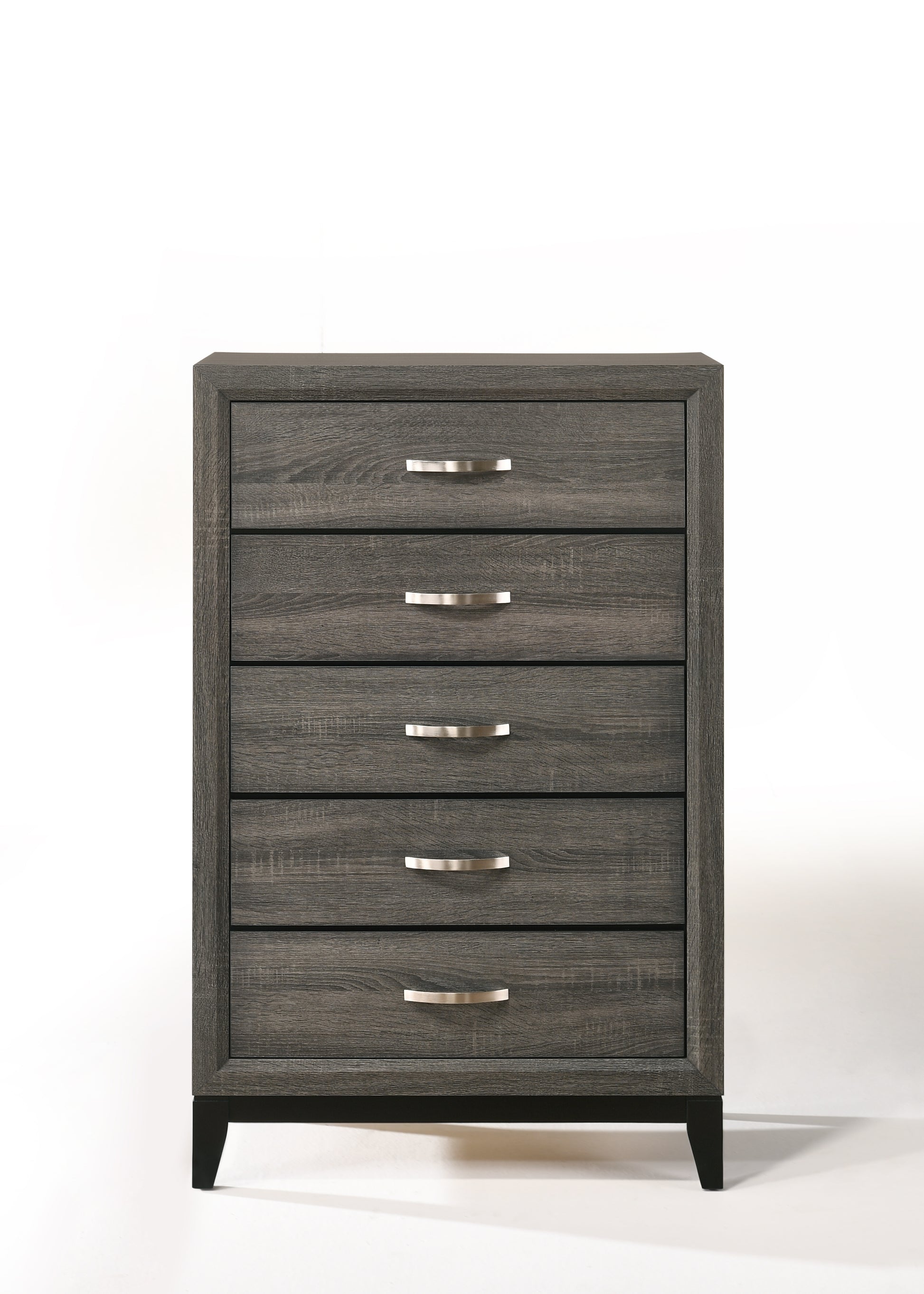 Weathered Grey 5 Drawer Chest Grey Bedroom Paper Composite