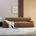 Wks9 Camel Sofa, Modern Simplicity, Durable Fabric, Solid Wood Frame, High Density Sponge Filler Camel Fabric 3 Seat