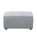 Modular Sofa Grayish Blue Chenille Fabric, Simple And Grand, The Seat And Back Is Very Soft. This Is Also A Knock Down Sofa Grayish Blue Chenille Wood Primary Living Space Medium Soft Cushion Back Medium Duty American Design Eucalyptus Square Arms Carbon