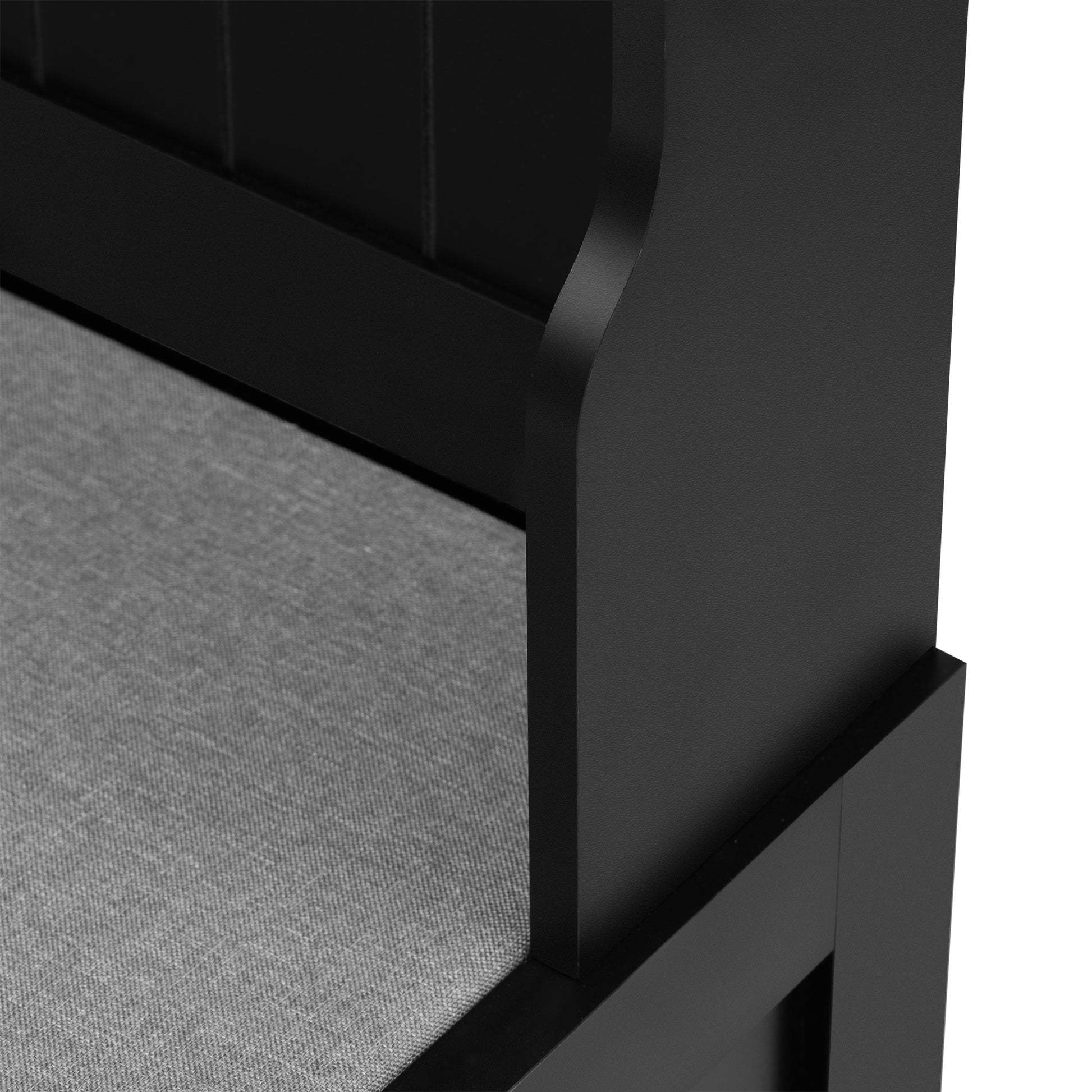 Hall Tree With 6 Hooks And Hinged Lid, Coat Hanger, Entryway Bench, Storage Bench, 3 In 1 Design, 69Inch, For Entrance, Hallway Black Mdf