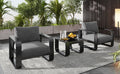 3 Pieces Aluminum Frame Patio Furniture With 6.7