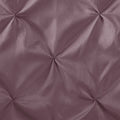 Tufted Semi Sheer Shower Curtain Purple Polyester