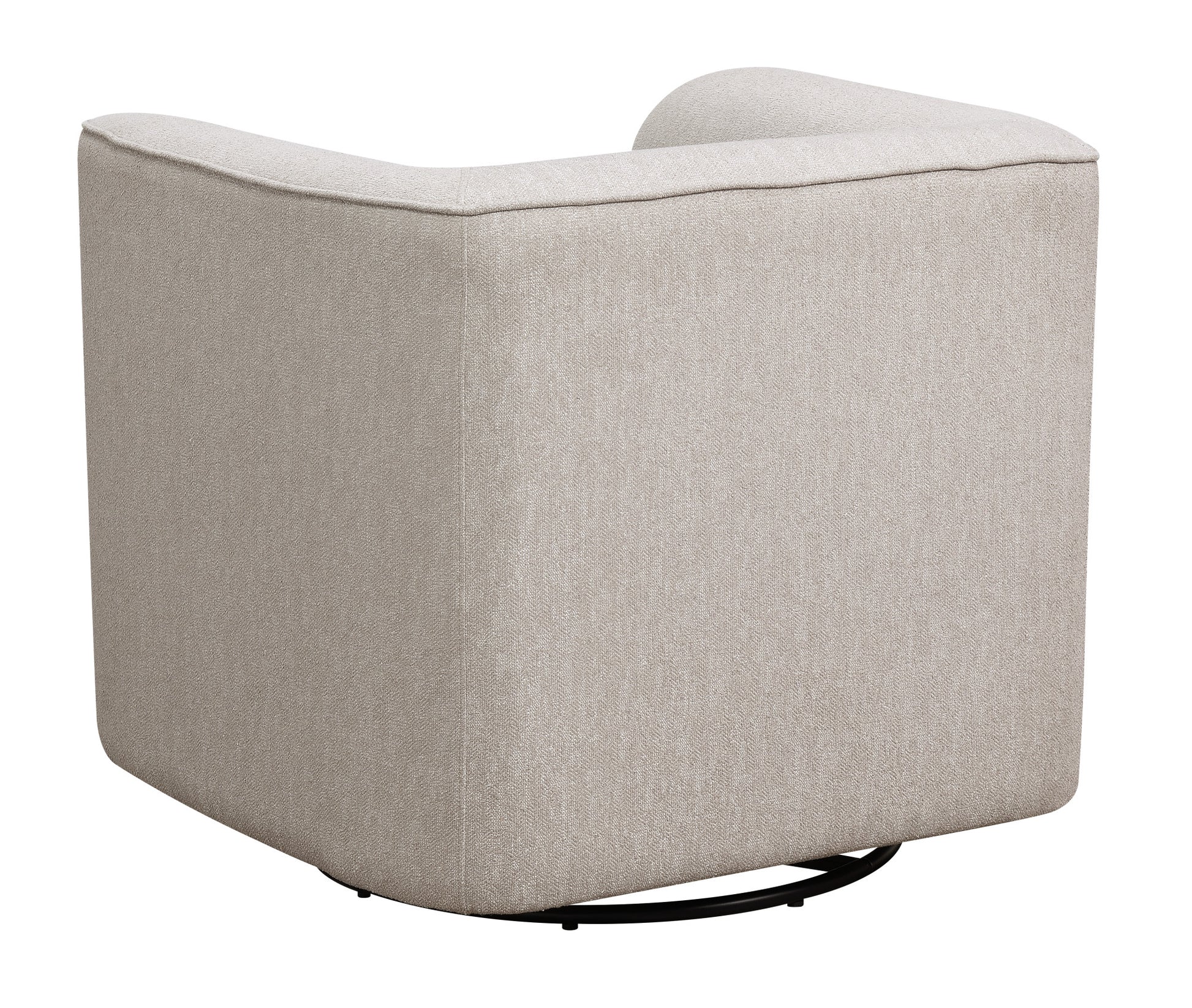 Brella Tan Swivel Accent Chair Tan Foam Engineered Wood