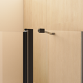 43 In. W * 58 In. H Frameless Folding Shower Doors For Bathtub, 1 4