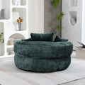 Coolmore Lazy Sofa Durable Comfort Lounger High Back Bean Bag Chair Couch With Three Pillows For Adults And Kids, Indoor & Outdoor, Single Gaming Sofa Chair For Bedroom,Office Emerald Chenille Emerald Foam Chenille 1 Seat