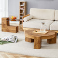 The Detachable Double Decker Coffee Table, The Stylish Design Is More Precious, And The Detachable Design Can Make The Use Of Space More Flexible And Suitable For Various Scenes. Wood Mdf