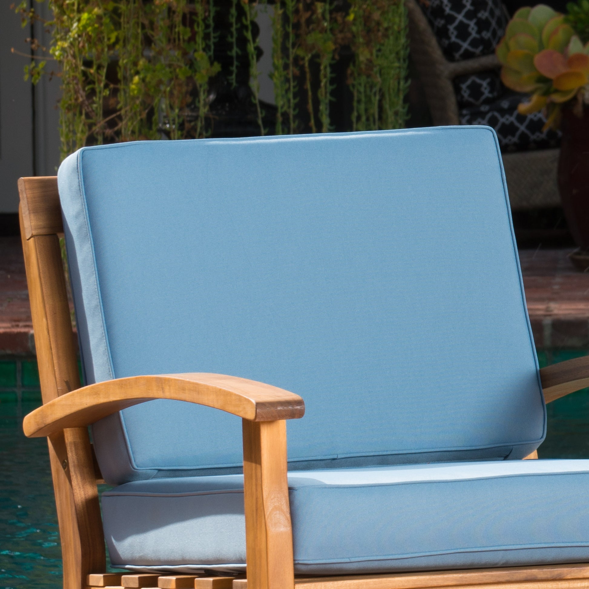 Peyton Club Chair Teak Acacia Wood