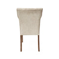 Dining Chairs Set Of 2, Upholstered Kitchen & Dining Room Chairs Cream Cream Set Of 2 Rubber Wood