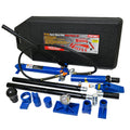 10 Tons Of Portable Hydraulic Equipment Components Black Blue Black Blue Steel