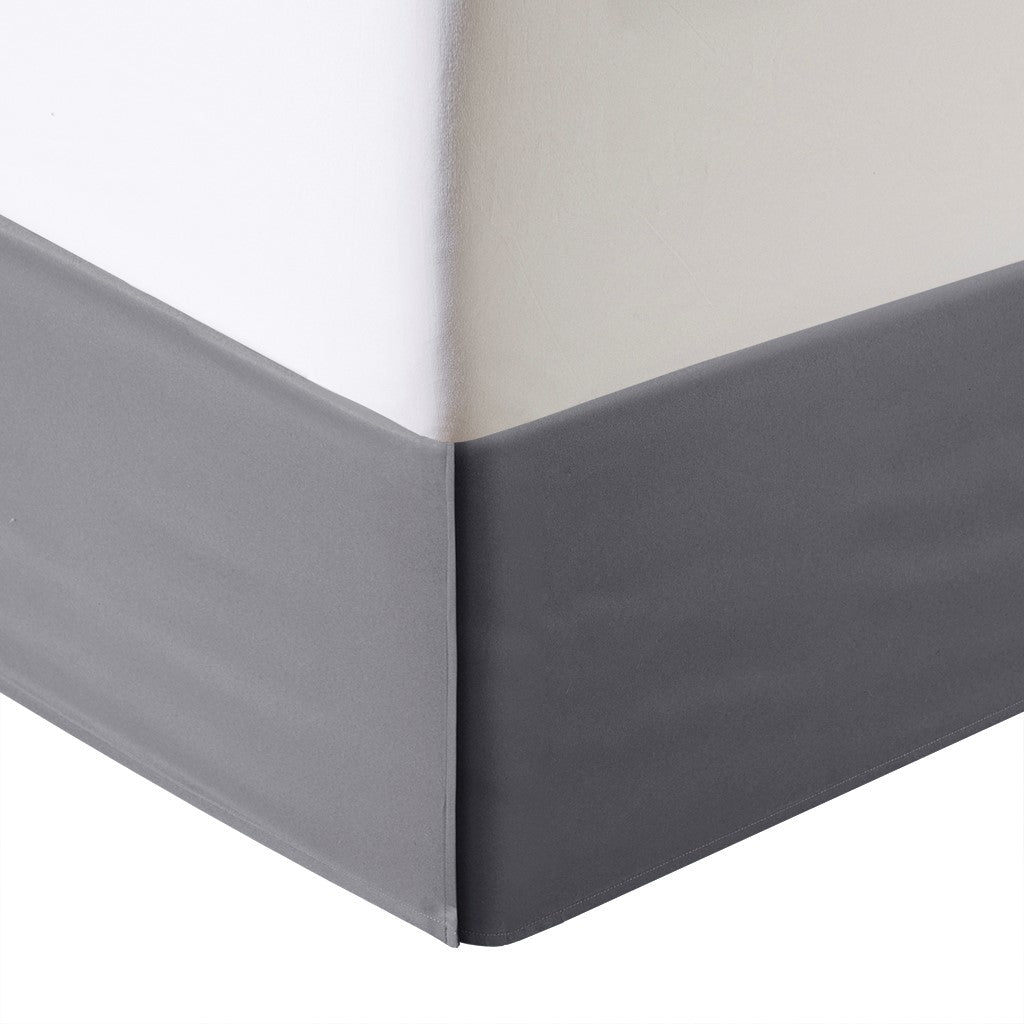 Printed Cotton Sateen Comforter Set Grey Peach Queen Queen Grey Peach Polyester