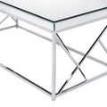 Evelyn 3 Piece Table Set Chrome Chrome Iron
