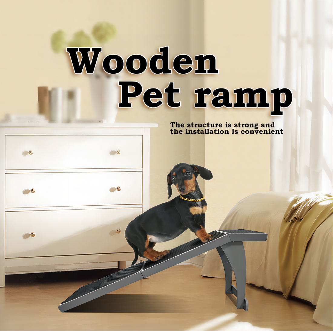 Dog Ramp 1.8M G Gray Wood