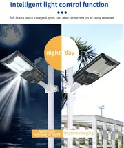 Solar Street Lights Outdoor, Parking Lot Lights With 109Pcs Led Beadsip65 Waterproof Solar Flood Lights, Dusk To Dawn Solar Lights For Garden, Street Side Road,Courtyard Villa,City Square Black White Modern,Sporty,Vintage Metal