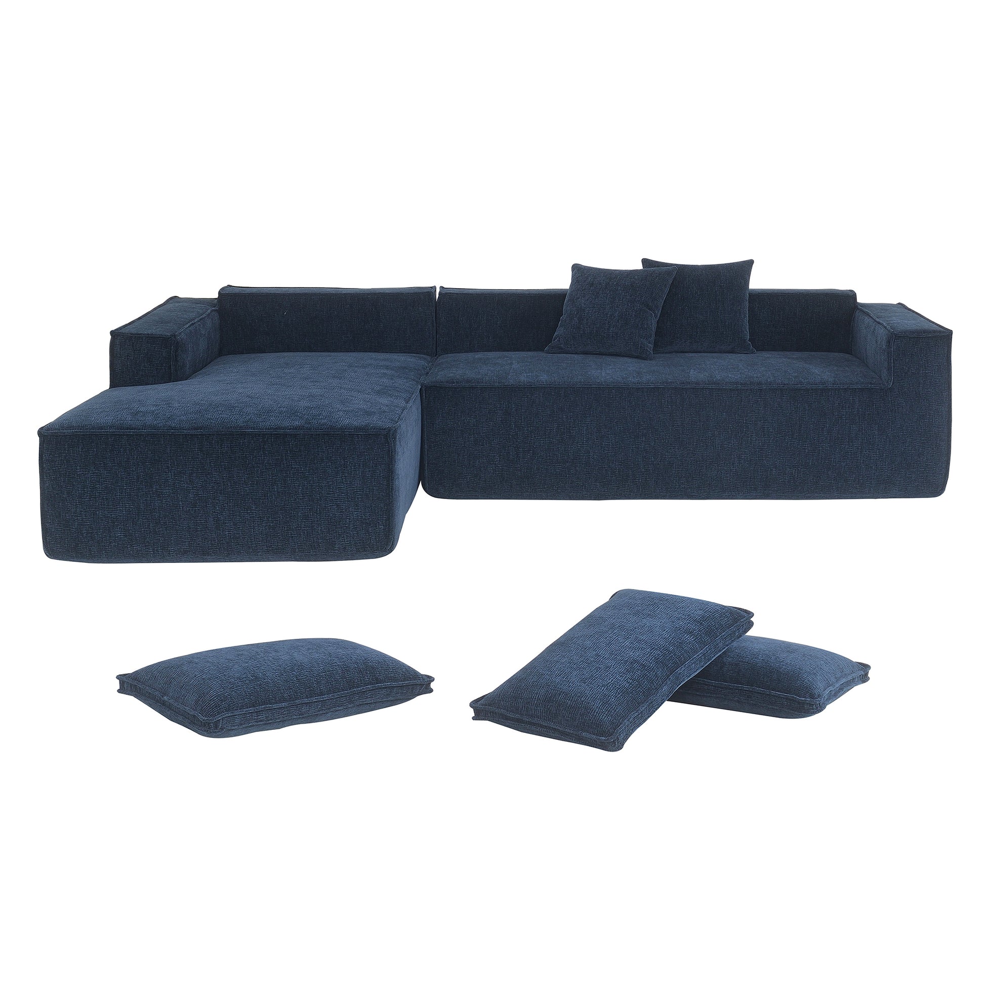 9587B Package Dark Blue Chenille 1 Seat