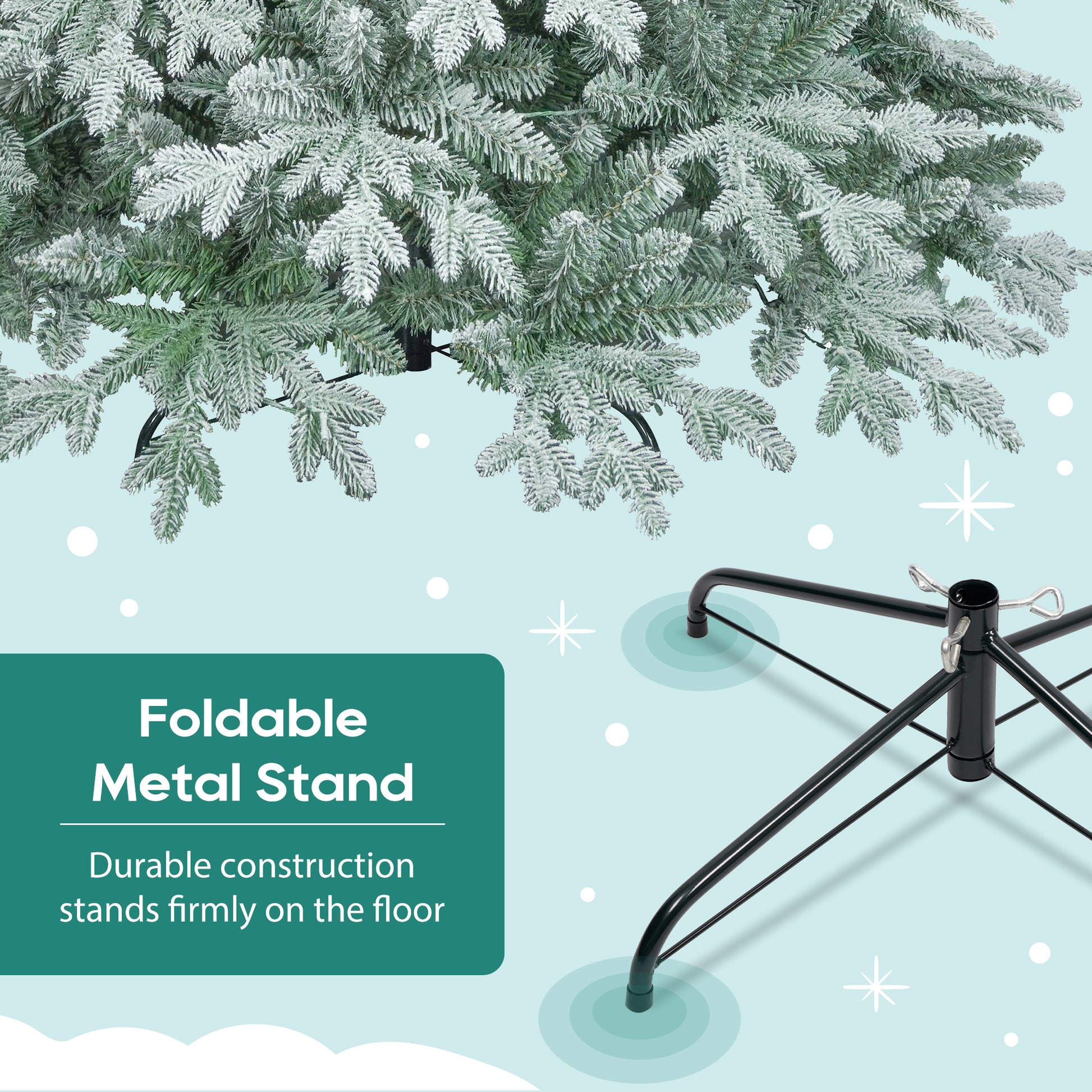 7Ft Lighted Artificial Christmas Tree With Wreath Set Of 2Christmas Tree Holiday Decoration, Creative Decorated Trees, Xmas Tree Christmas Decorations For Christmas Green Pvc