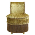 Gold Vanity Stool With Button Tufted Gold Vanity Stools Bedroom Round Yellow Tufted Cushions Upholstered