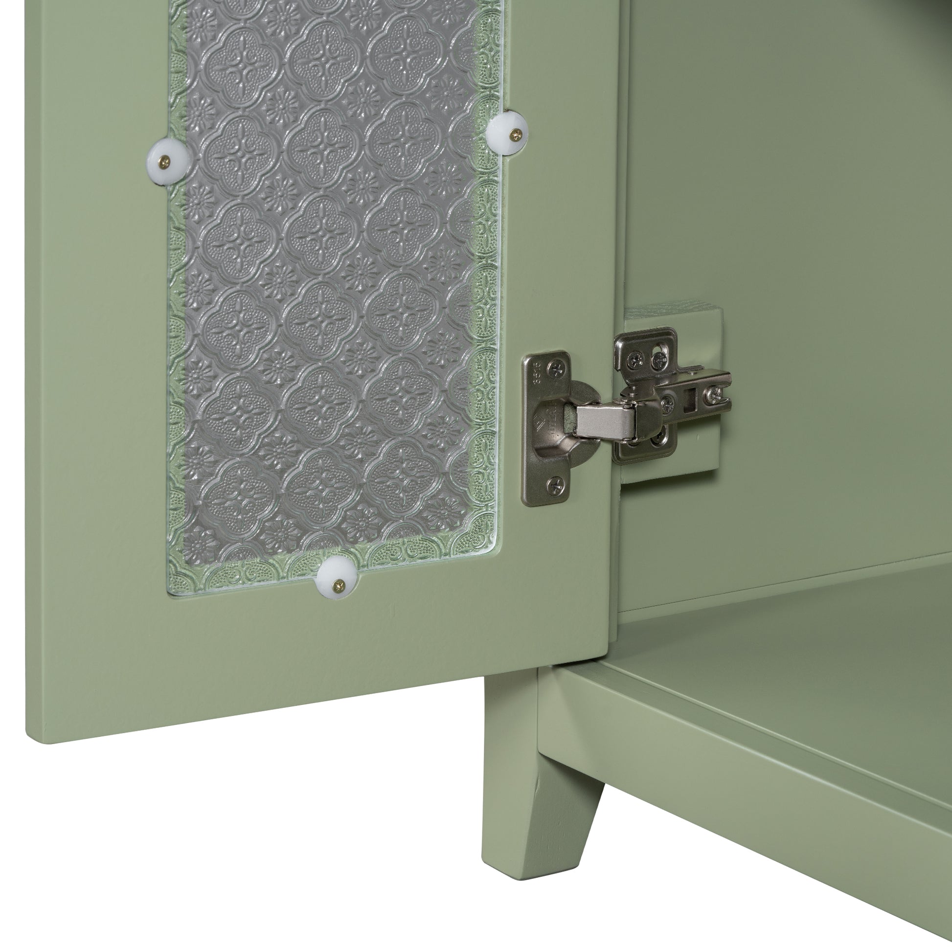 36 Inch Bathroom Vanity With Two Soft Close Doors, Adjustable Shelves And Three Soft Close Drawers Green Bathroom Solid Wood Mdf