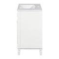 36'' Bathroom Vanity With Top Sink, Modern Bathroom Storage Cabinet With 2 Soft Closing Doors And 2 Drawers, Single Sink Bathroom Vanity White Mdf