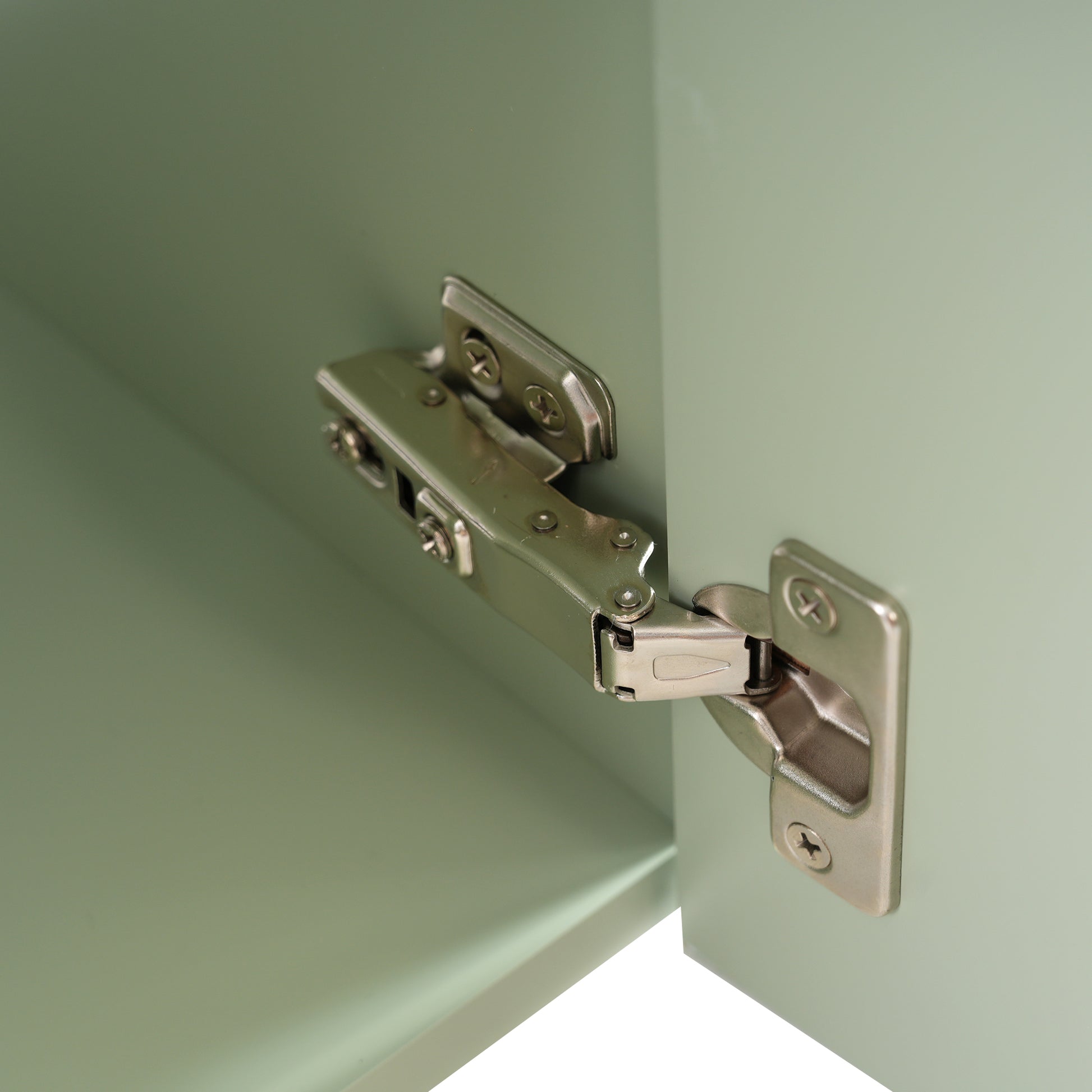 Video 21.6 Inch Modern Floating Bathroom Vanity With Ceramic Basin Perfect For Small Bathrooms, Left Side Storage Green Bathroom Ceramic Mdf