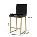 Barstool Black Velvet