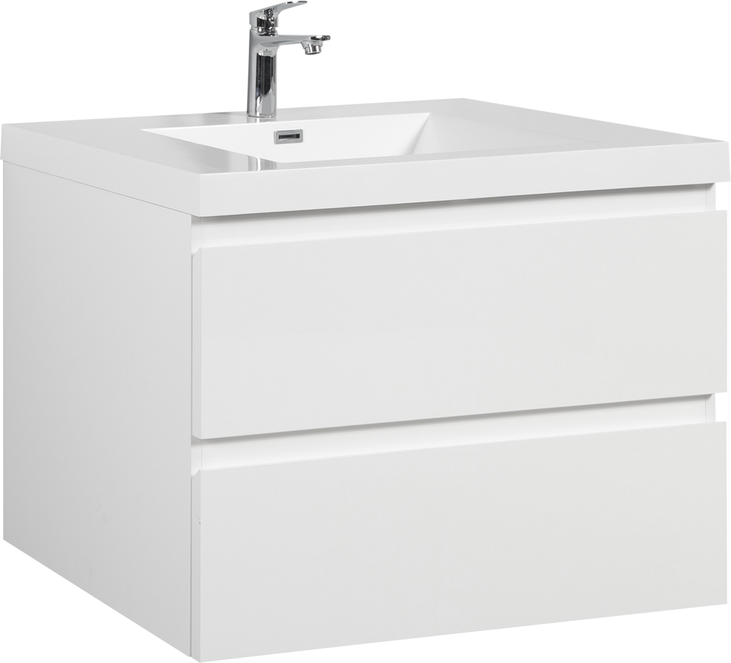 36" Floating Bathroom Vanity with Sink, Modern Wall 2-glossy white-bathroom-wall mounted-mdf