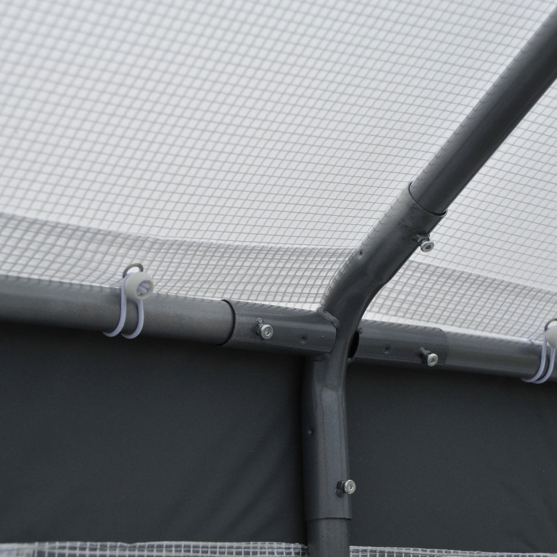 Outsunny 8' X 6' X 7' Walk In Greenhouse, Outdoor Garden Warm Hot House With 4 Roll Up Windows, 2 Zippered Doors And Weather Cover, White White Polyethylene