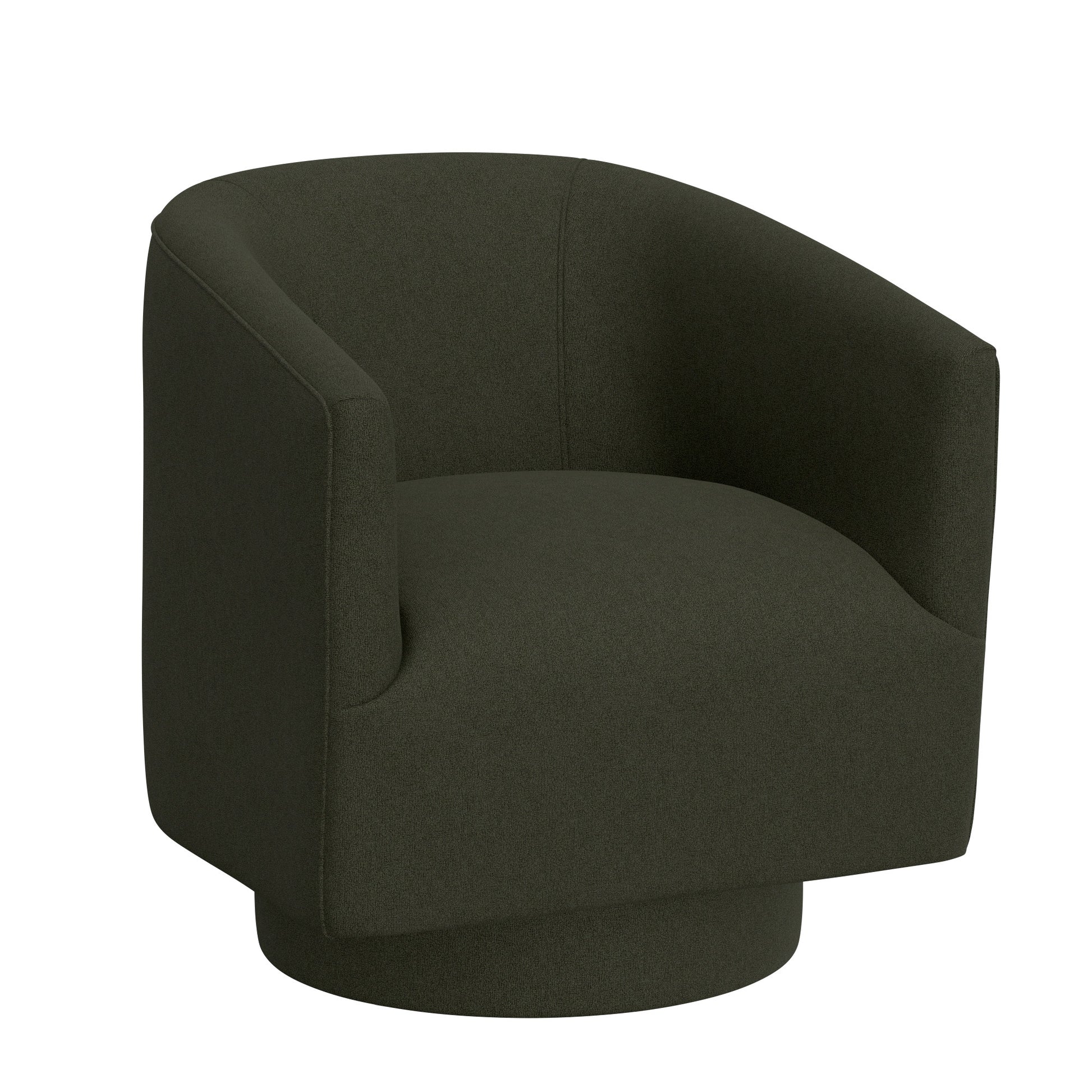 Bralin Green Swivel Accent Chair Green Foam Engineered Wood