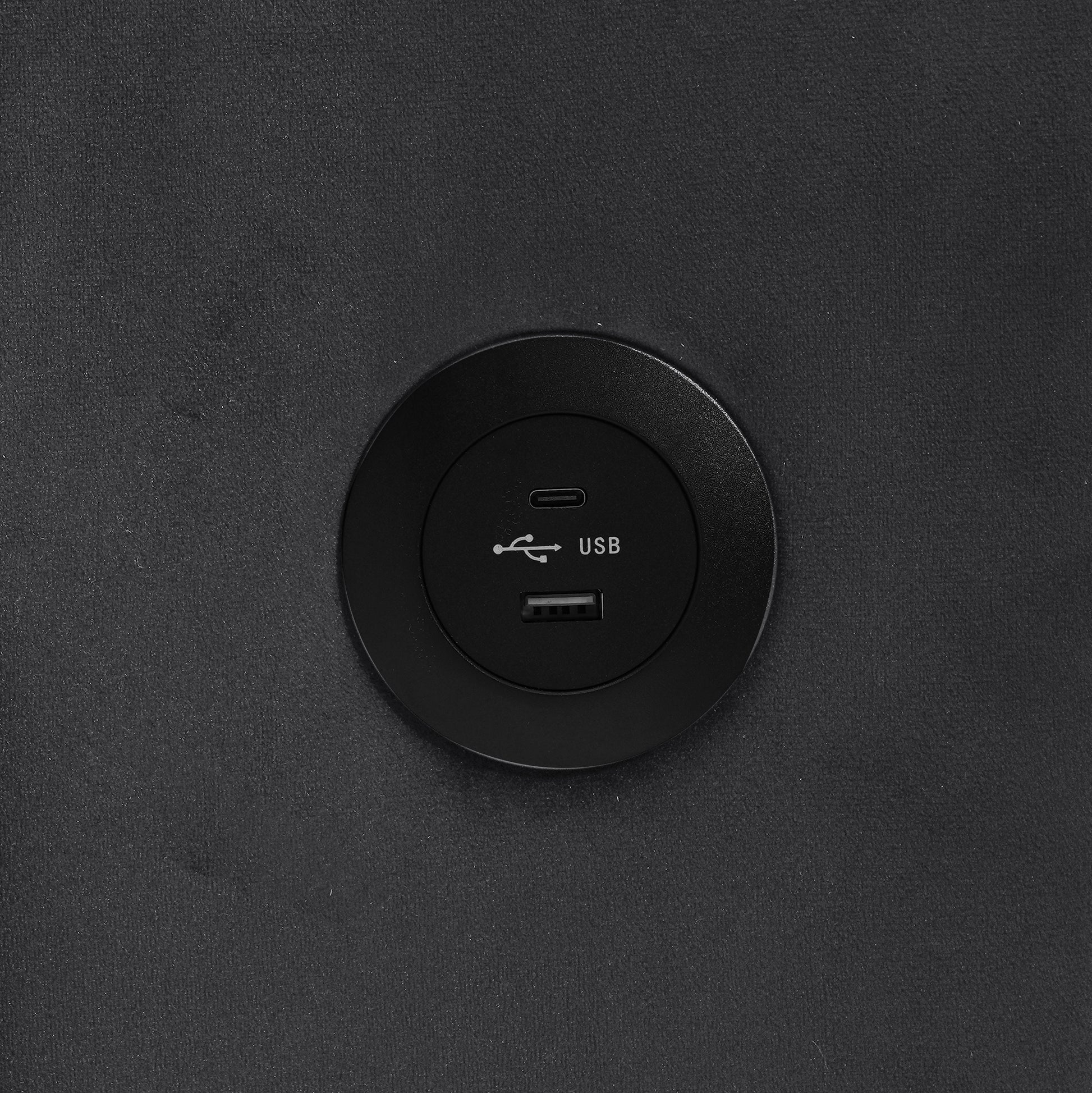 55.5 "3 In 1 Foldable Sofa Bed, Modern Velvet Double Sofa, Sofa Bed With Adjustable Back, Storage Bag And Pillow, Hidden Living Room Laptop Desk With Usb Port, Suitable For Living Room, Bedr Dark