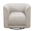 Brella Tan Swivel Accent Chair Tan Foam Engineered Wood