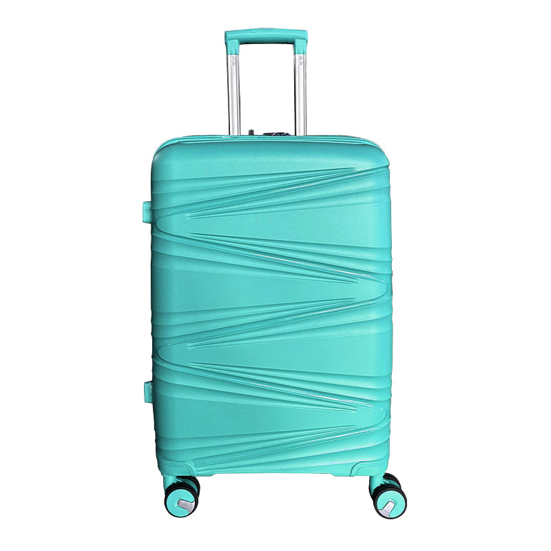 Hardside Luggage Sets 3 Pieces, Expandable Luggages Spinner Suitcase With Tsa Lock Lightweight Carry On Luggage 20Inch 24Inch 28Inch Teal Blue Polypropylene