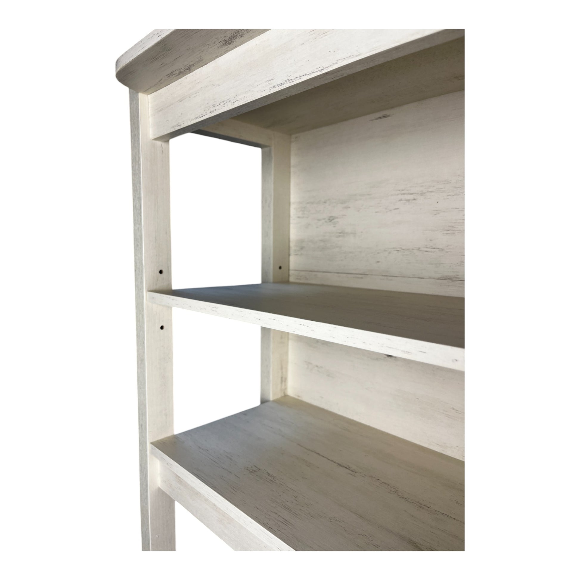 31.5" White And Black Color 5 Tier Bakers Rack For Kitchen With Storage, Coffee Bar, Kitchen Shelves, Microwave Stand White Black Particle Board