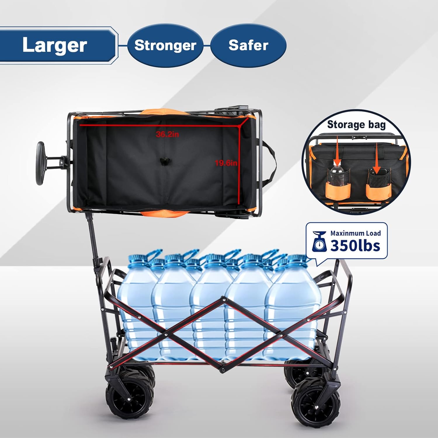 Black Folding Campers Black Metal