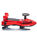 12V Kids Ride On Electric Toy,360 Degree Drift In Place,Spray Function,Front&Side Lights Design,Usb Mp3,Bluetooth,Music, 3.73 4.35 Mph,Easy Installation,Ultimate Cool Operation For Kids Aged 3 . Red 100 149 Lbs Polypropylene
