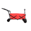 Utility Park Garden Cart Tool Customized Color Folding Camping Trolley Outdoor Picnic Beach Wagon Red Garden & Outdoor Oxford Fabric Metal