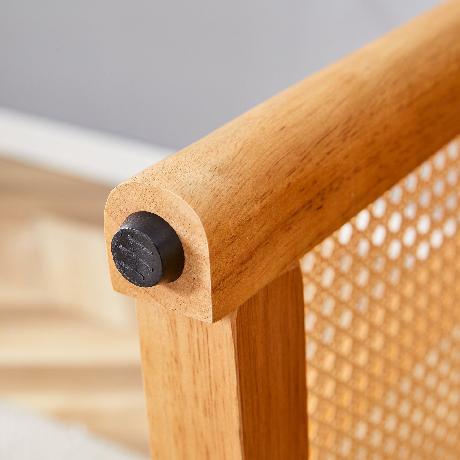 Table And Chair Set, Ancient Style Solid Wood Dining Table, Imitation Rattan Table Legs, Beautiful Simple Solid Wood Dining Chair, Perfect For Dinner, Meetings, Home And Office Decoration Wood Rubber Wood