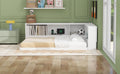 Metal Full Size Daybed With Storage Cabinets And Usb Ports, White Full White Metal