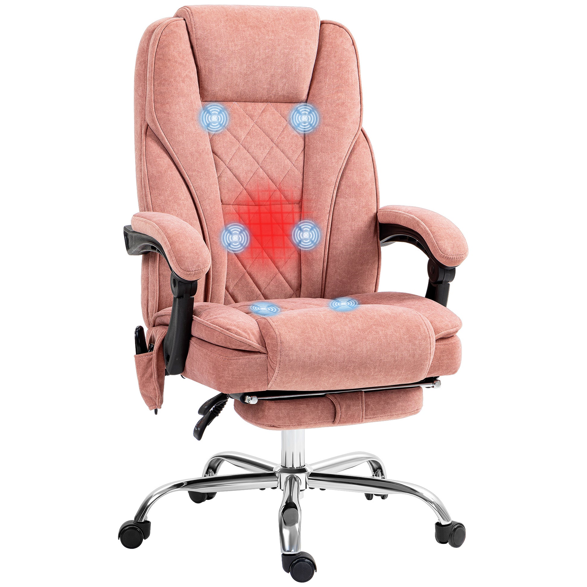 Vinsetto Massage Office Chair With Foot Rest, Executive Office Chair With 6 Vibration Point And Heat, Reclining Computer Chair, Swivel Desk Chair, ... Vinsetto Massage Office Chair With Foot Rest, Executive Office Chair With 6 Vibration Point And Heat, Reclining Computer Chair, Swivel Desk Chair, ...