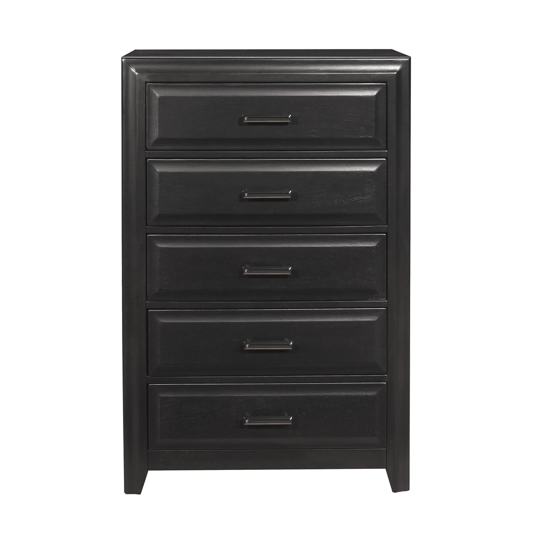 Modern Style 5 Drawers Chest 1Pc Espresso Finish Wooden Bedroom Furniture Home Espresso Bedroom Modern Wood