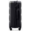 Luggage Set Of 3, 20 Inch With Usb Port, Airline Certified Carry On Luggage With Cup Holder, Abs Hard Shell Luggage With Spinner Wheels, Black Black Abs