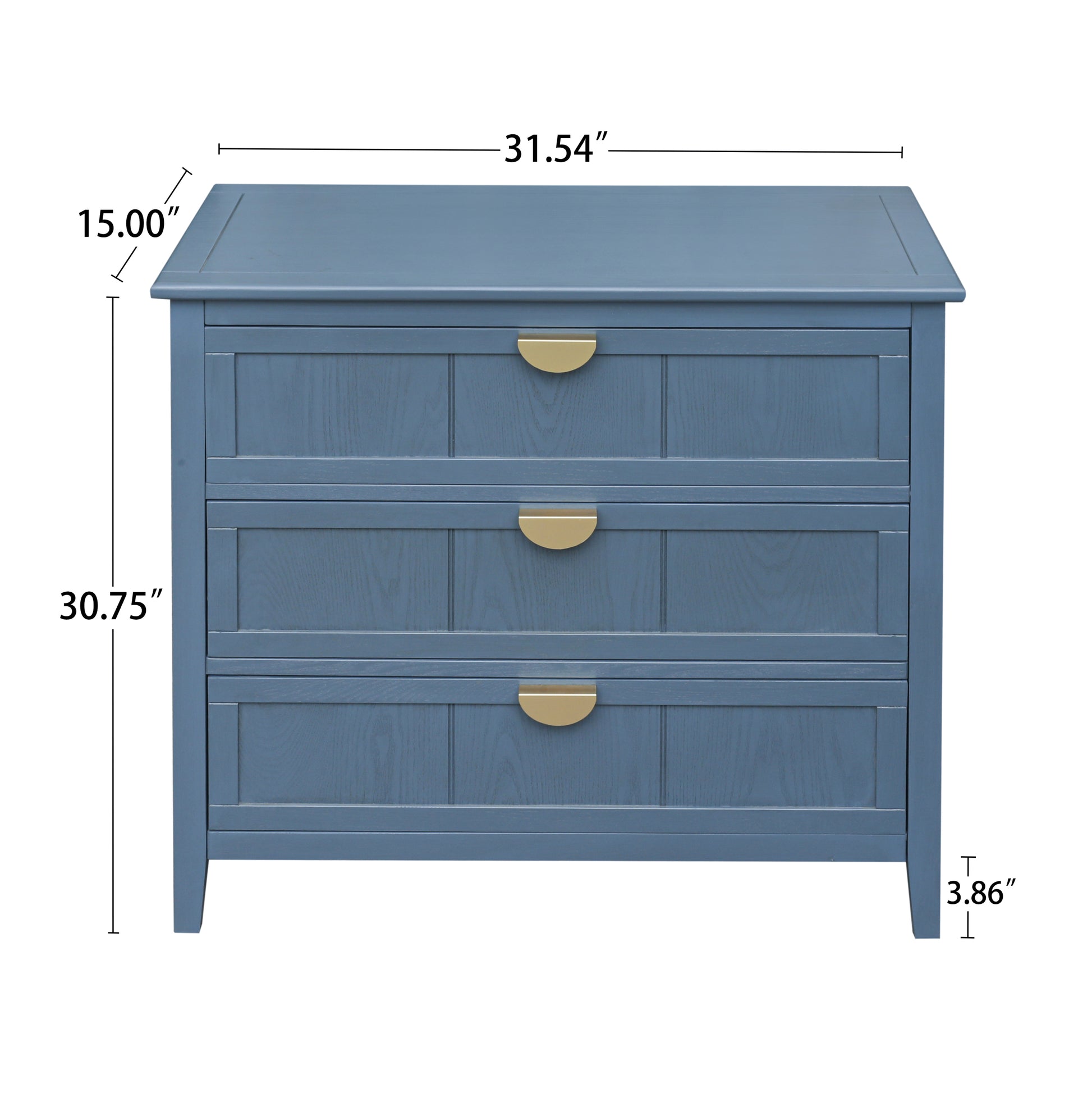 3 Drawer Cabinet, American Furniture,Suitable For