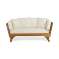 Serene Daybed Full Teak Fabric