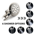 Brushed Nickel Rain Shower System With 4.5