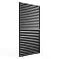 9720 Louver Grille 1 3 13Ft Aluminum Frame & Louvers Black Aluminium