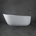 White Artificial Stone Bathtub White Engineered Stone