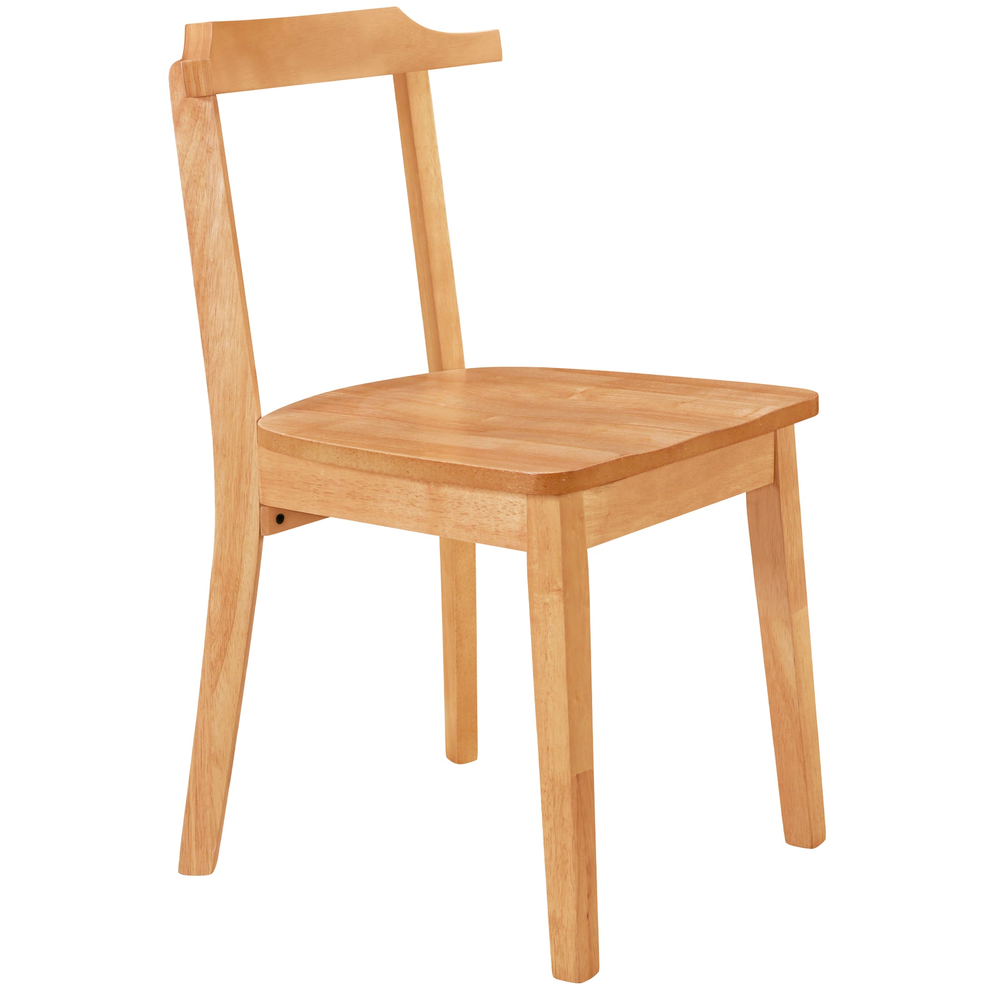 Farmhouse 65" 5 Piece Extendable Dining Table Set With Wheels Kitchen Table Set With 17.7" Pull Out Side Table And Dining Chairs For Small Places, Natural Wood Wood Natural Solid Back Wood Dining Room Solid Wood Rubberwood Rectangular Rectangular Dining