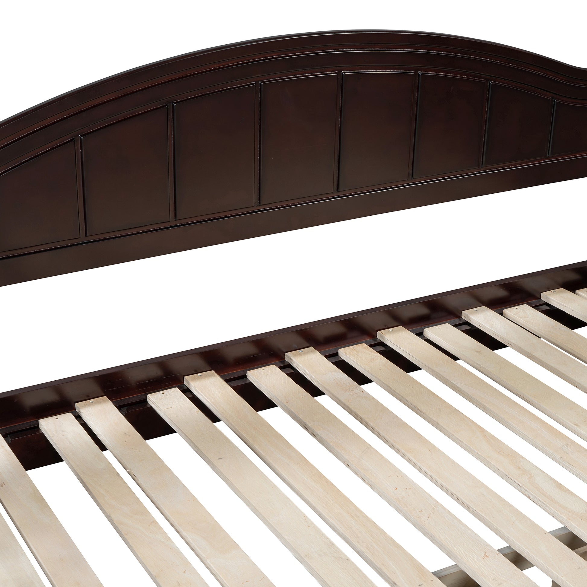 Wooden Twin Size Daybed With Twin Size Trundle, Extendable Daybed With Two Storage Drawers, Espresso Expected Arrival Time:9.12 Twin Espresso Wood