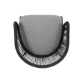 Candlewood Chair Black Woven Rope