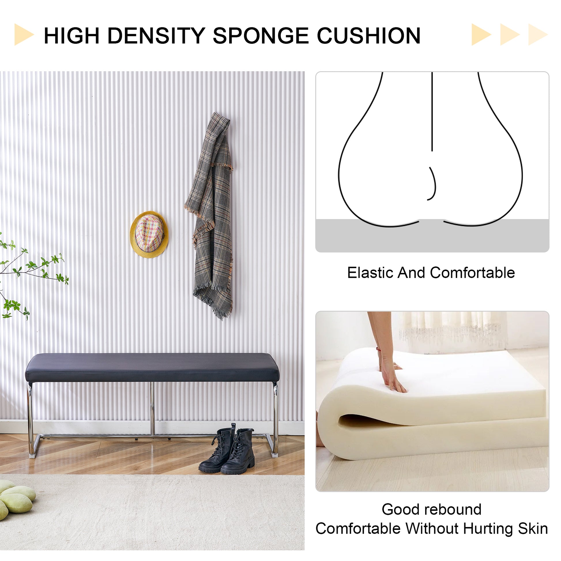 Table And Chair Set, Large Modern Minimalist Rectangular Glass Dining Table Suitable For 6 8 People, Equipped With 0.39 "Tempered Glass Tabletop, Mdf Oc Shaped Bracket, And Metal Base. Black Glass